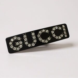 DESIGNER INSPIRED BLACK RHINESTONE HAIR CLIP